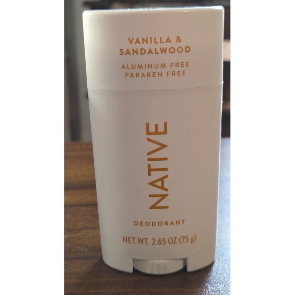 Native Deodorant Vanilla & Sandalwood Aluminum Free Paraben Free 2.65 oz Stick